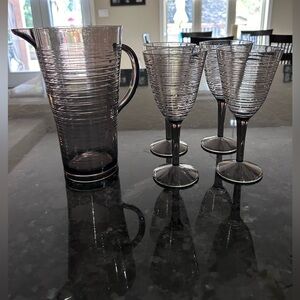 Outdoor glasses/pitcher set